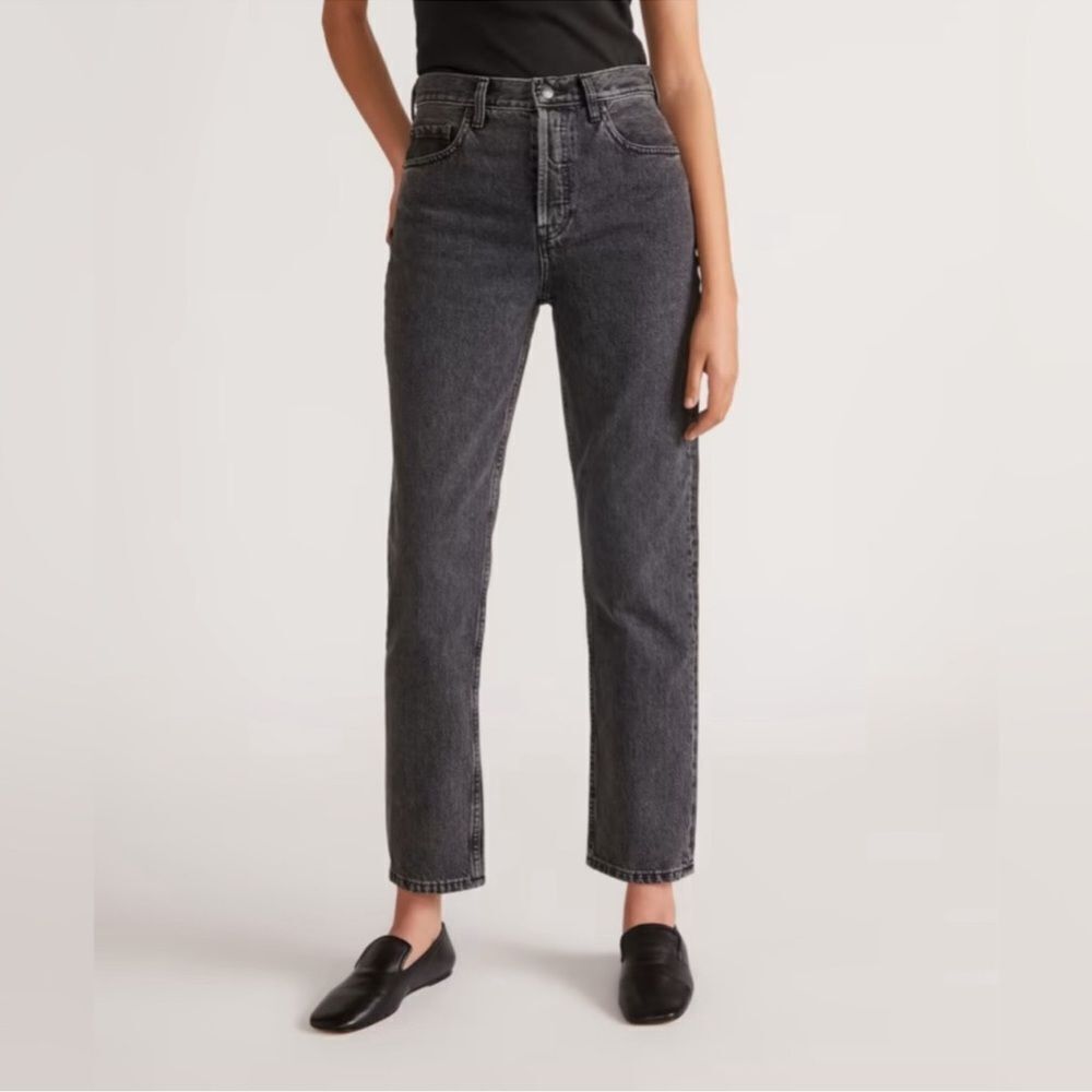 Everlane The Cheeky Jean Crop Washed Black Size 26